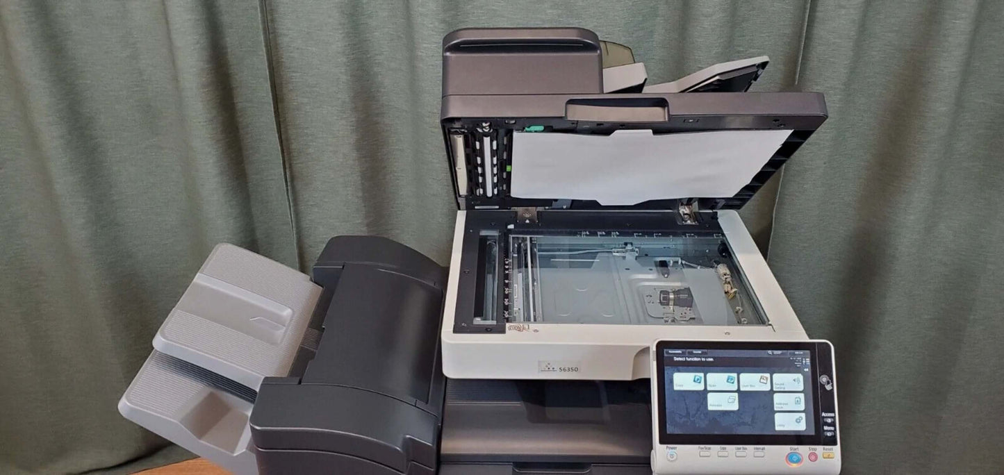 Demo Konica Minolta Bizhub C558 Color Copier Printer Booklet Finisher Low Usage 29k