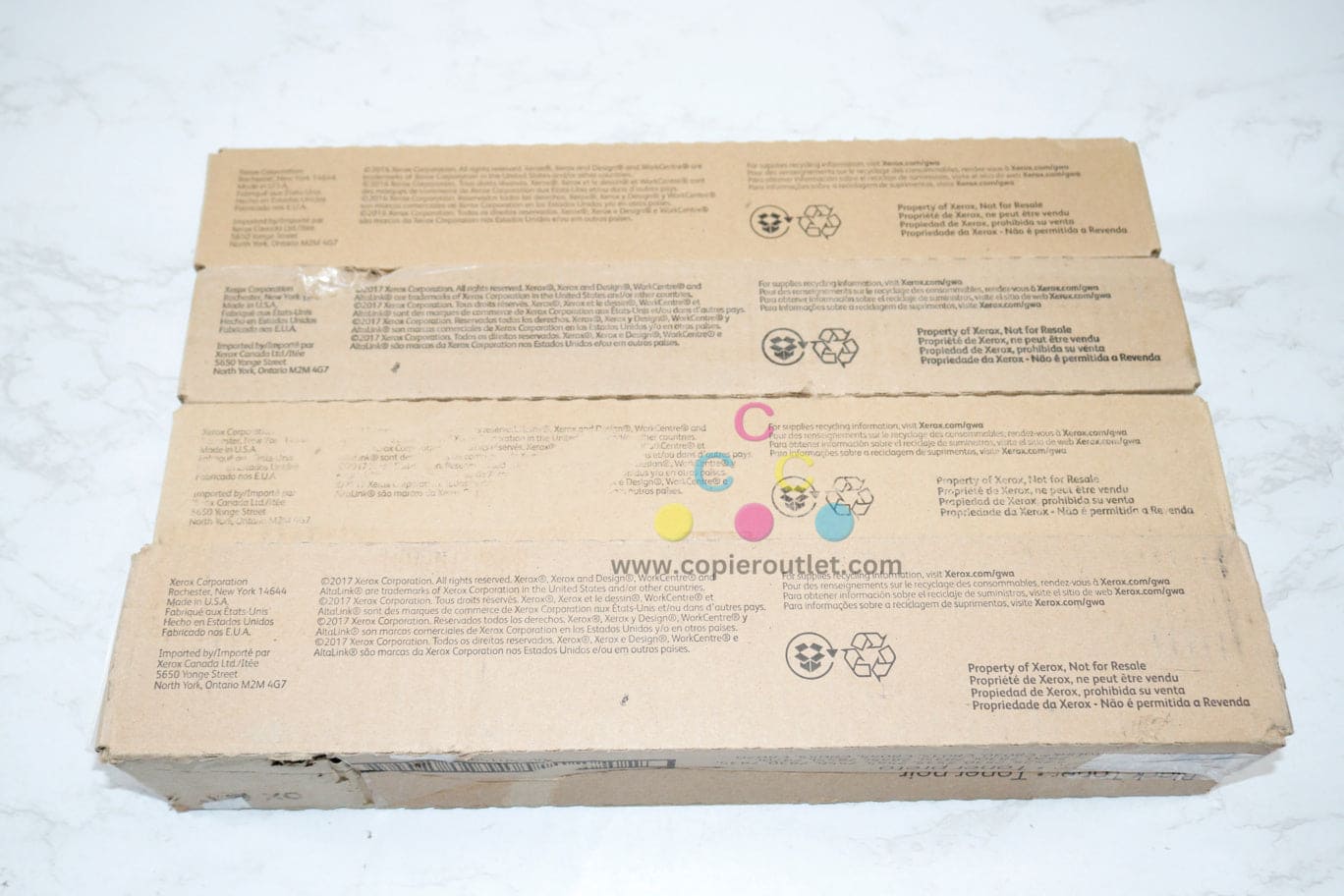 OEM Xerox WC 7525, 7530 AltaLink C8030, C8035 006R01509,10,11,12 CMYK Toner Set