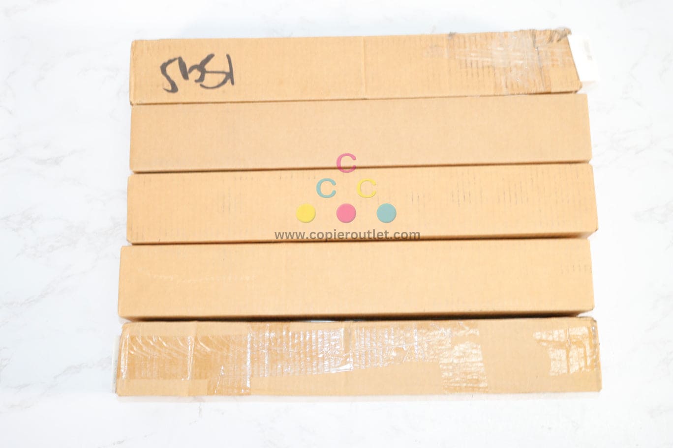 5 OEM Konica BH C250i,C300i,C360i TN328 CCCMK Toners AAV8430,330,130 (Plain Box)