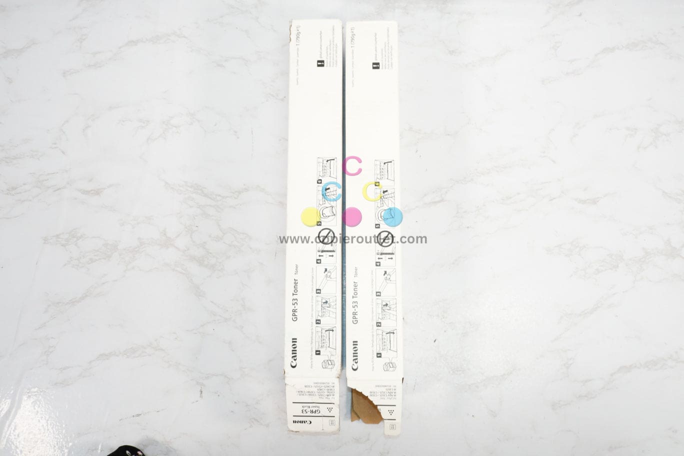 2 New Open OEM Canon iRUNNER C3325,C3330,C3525 GPR-53 Black Toners