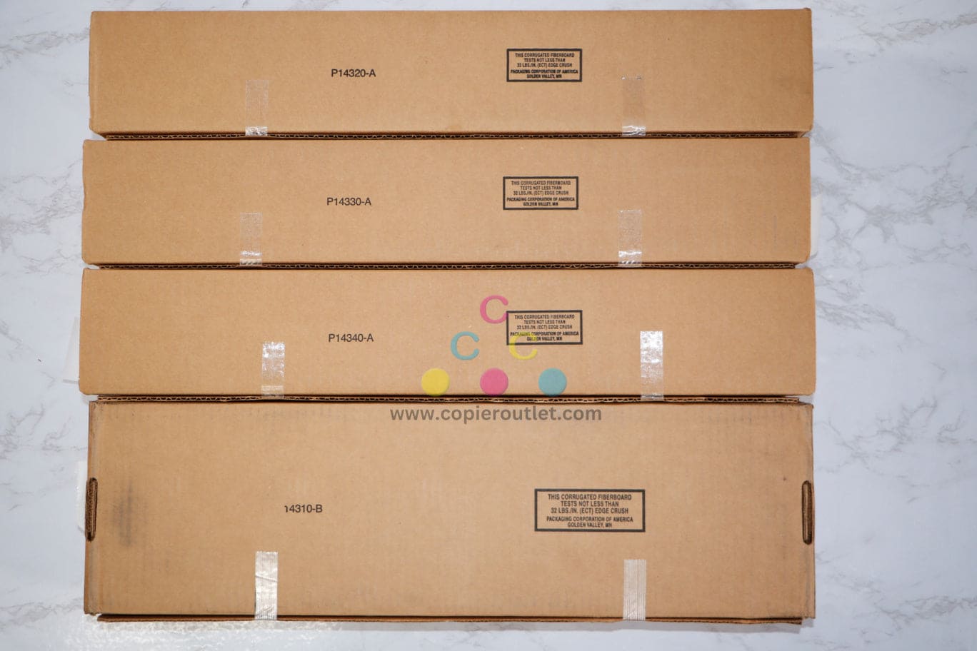 New OEM Toshiba eStudio5516AC,6516AC,7516AC CMYK Toners T-FC616U-C,M,Y,K