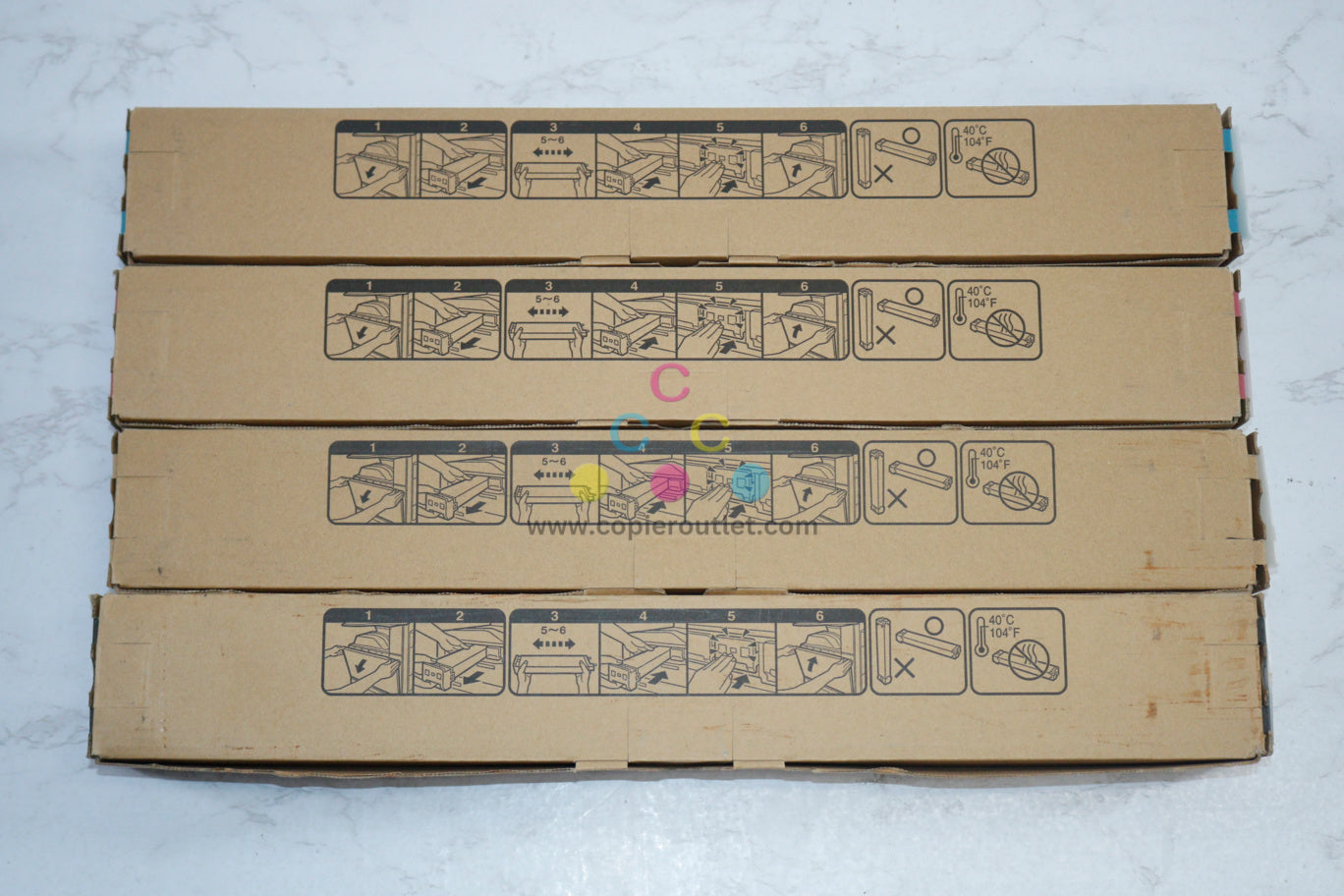 4 OEM Sharp MX-2310U,MX-2616N,MX-3116N CMYK MX-23NT-CA,MA,YA,BA Toners