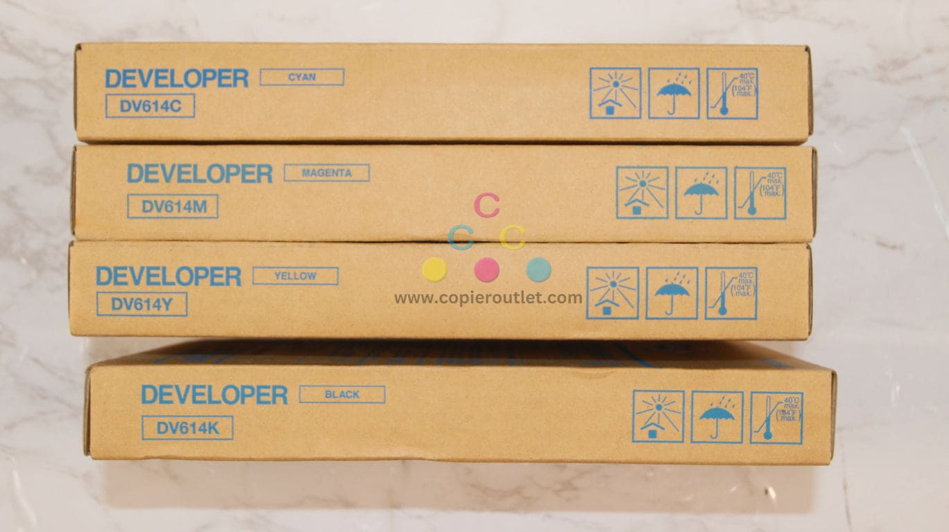 OEM Konica Minolta AccurioPress C2060,C2070 Developer Set DV614 CMYK