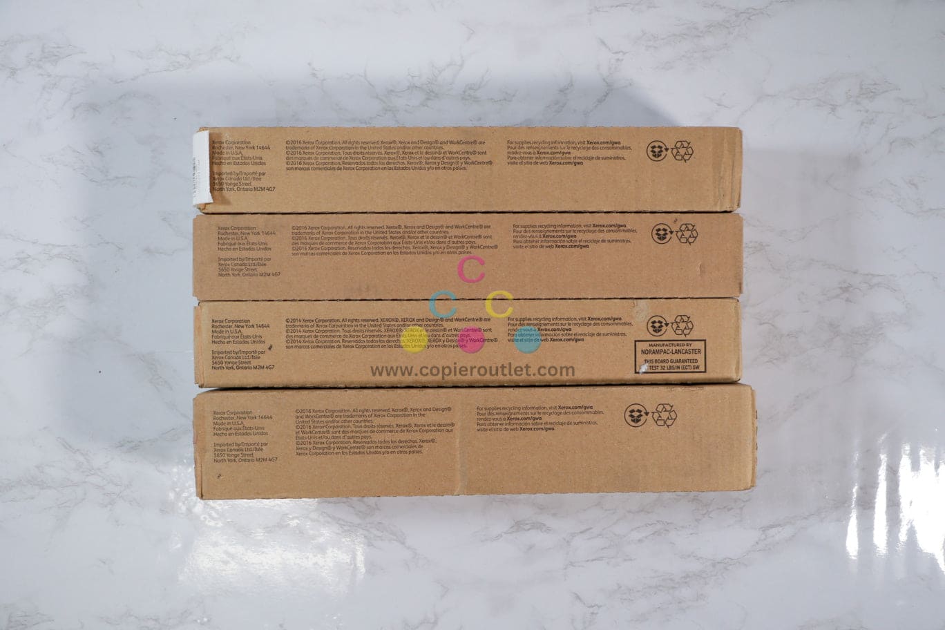 Xerox WC 7120 7125 7220 7225 7220i CMYK Toner Set 006R01457,58,59,60