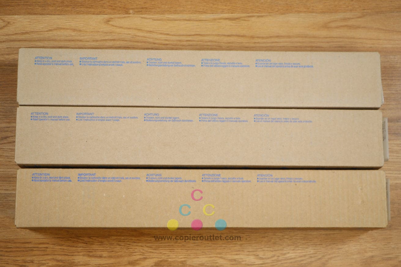 Genuine Konica TN-512 CMY Toner Cartridges BizHub C454 C454e C554 C554e Same Day