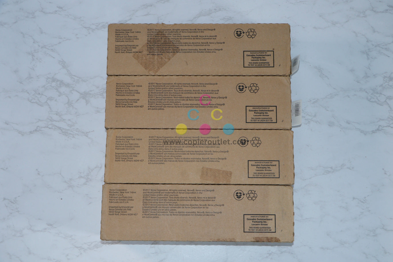 4 OEM Xerox WorkCentre 5840,5845,5855 Black Toner Cartridges 006R01729