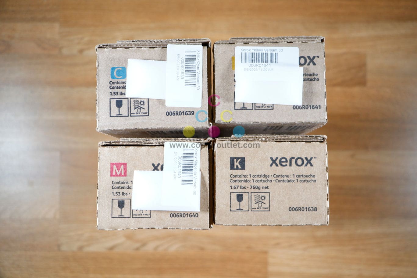 OEM Xerox Versant 80 180 280 Press CMYK Set 006R01638 1639 1640 1641 Same Day Shipping