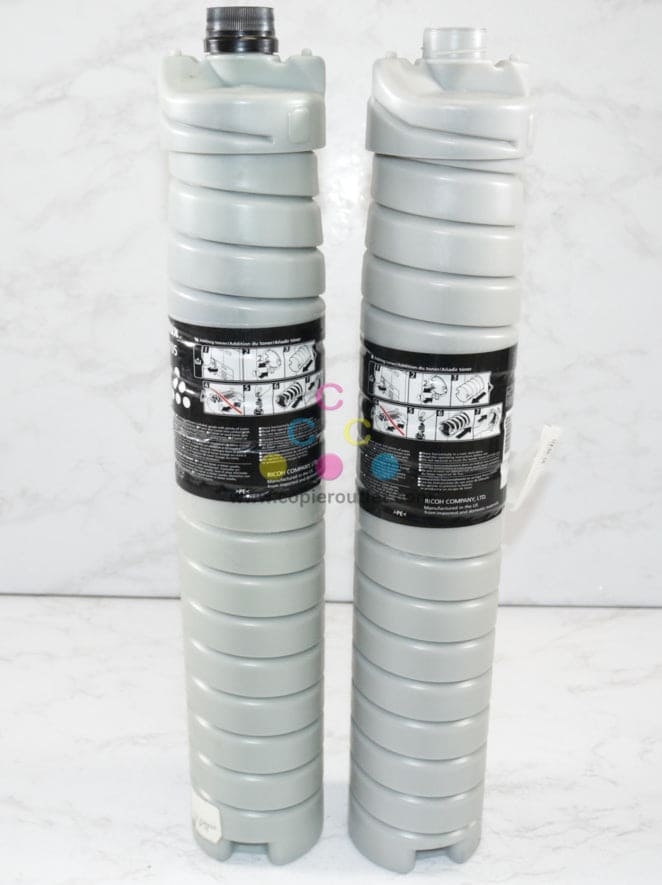 2 New OEM Ricoh 1085,1105 Black Toners 841354 (885340,One does not have cap)!