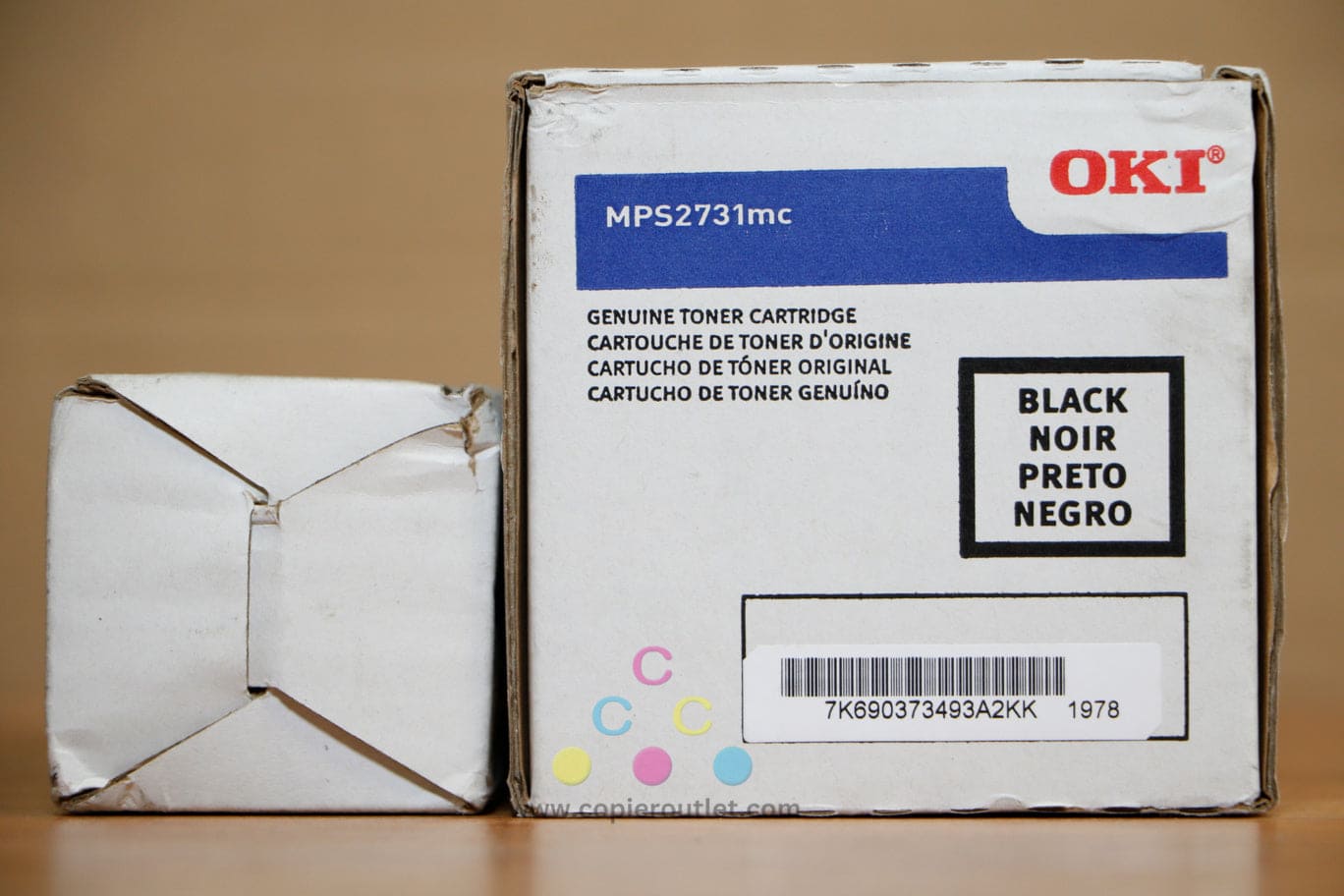 Genuine OKI MK Toner Cartridges Color MFPs Okidata MPS2731mc Same Day Shipping!!