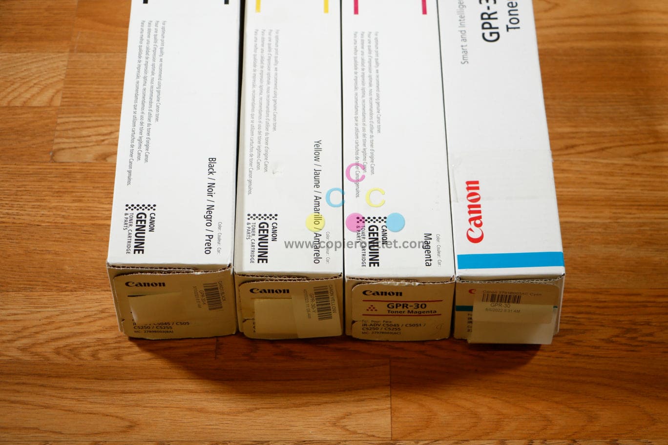 Canon GPR-30 CMYK Toner Set For iR ADVANCE C5045/C5051/C5250/C5255 Same Day Ship