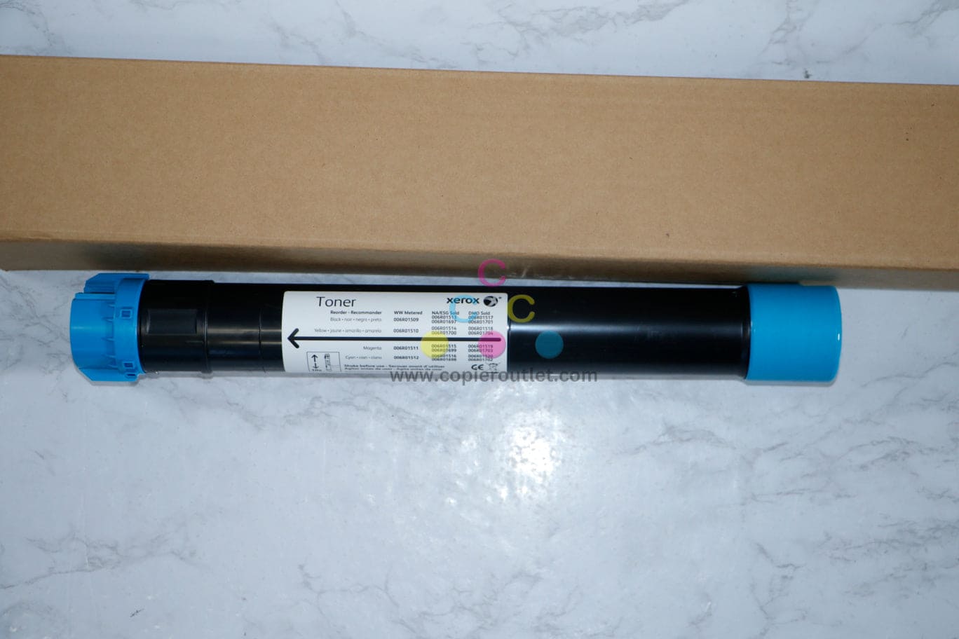 Xerox Cyan Toner Cartridge WorkCentre 7525/7530/7535/7545/7556/7830/ 7855