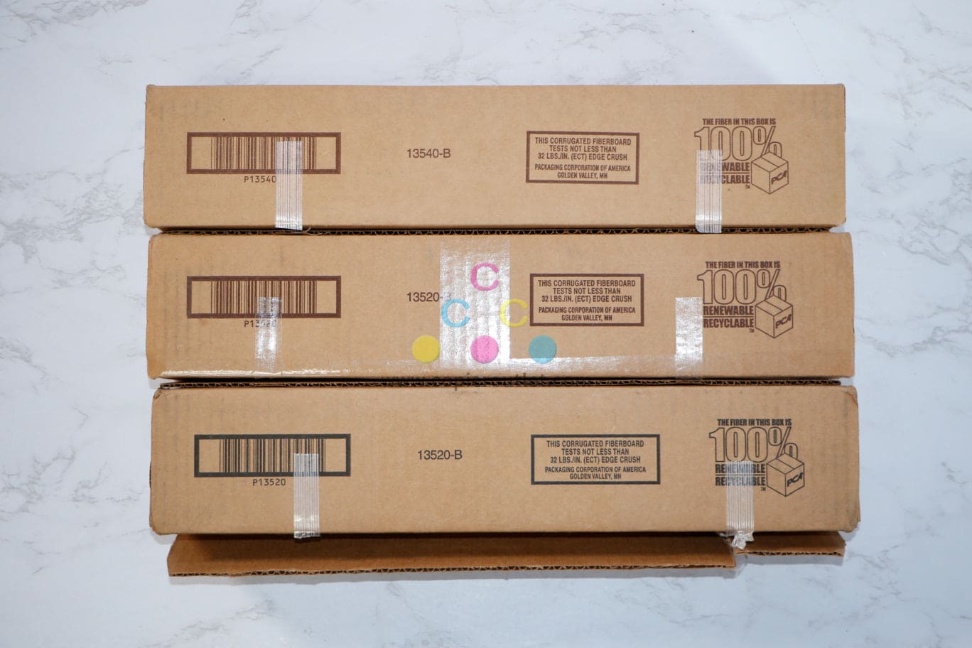 3 Open OEM Toshiba eSTUDIO 2505AC,3005AC CKK Toner Set T-FC505U-C,T-FC505U-K