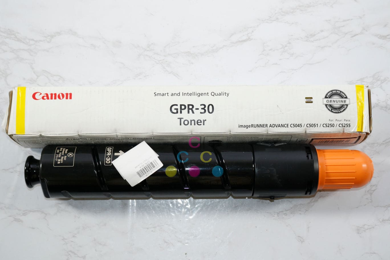 2 OEM Canon iRUN ADV C5045,C5051,C5250,C5255 GPR-30Y and GPR-30K Toners