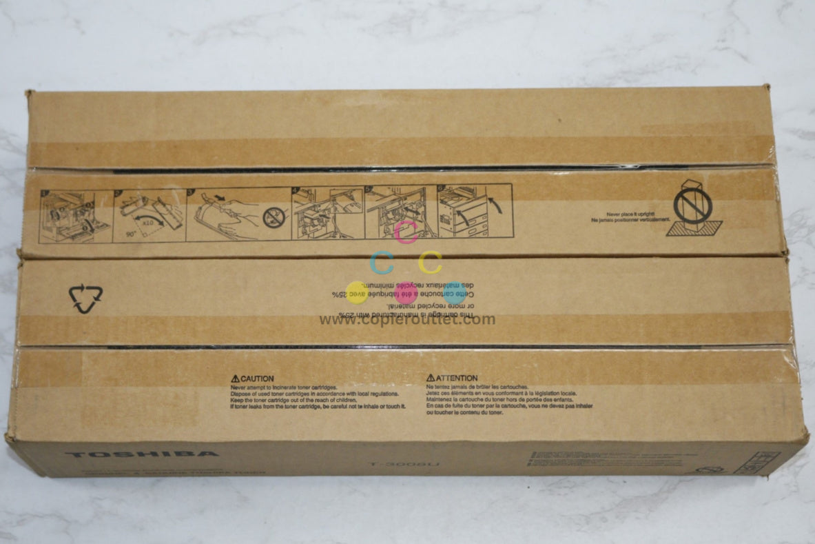 2 OEM Toshiba e-STUDIO 2008A,3008A,5008AG T-3008U Black Toners Same Day Ship