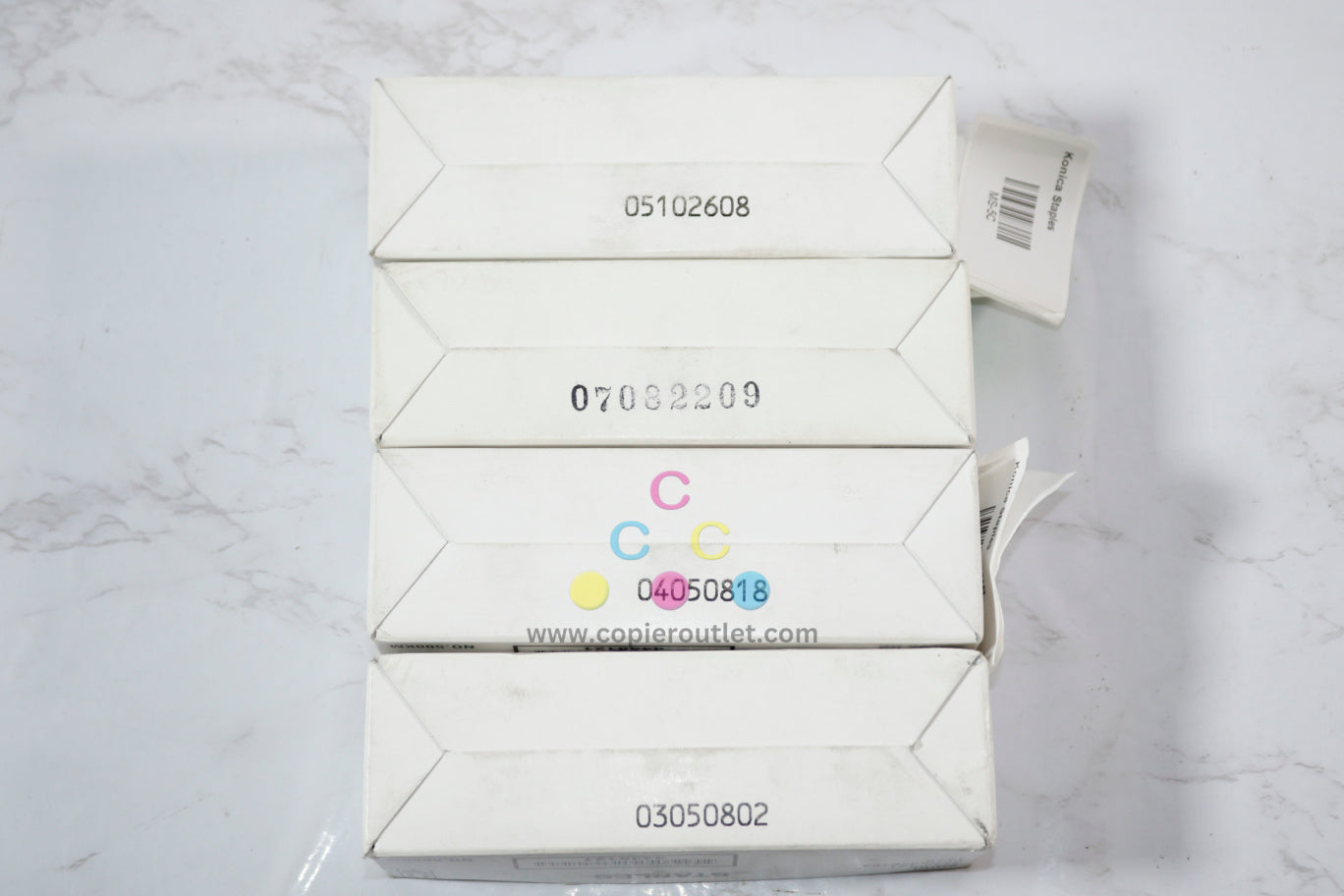 4 New OEM Konica bizhub 552,652,C550,C5500 Staple Cartridges MS-5C, 14YB, 950-764
