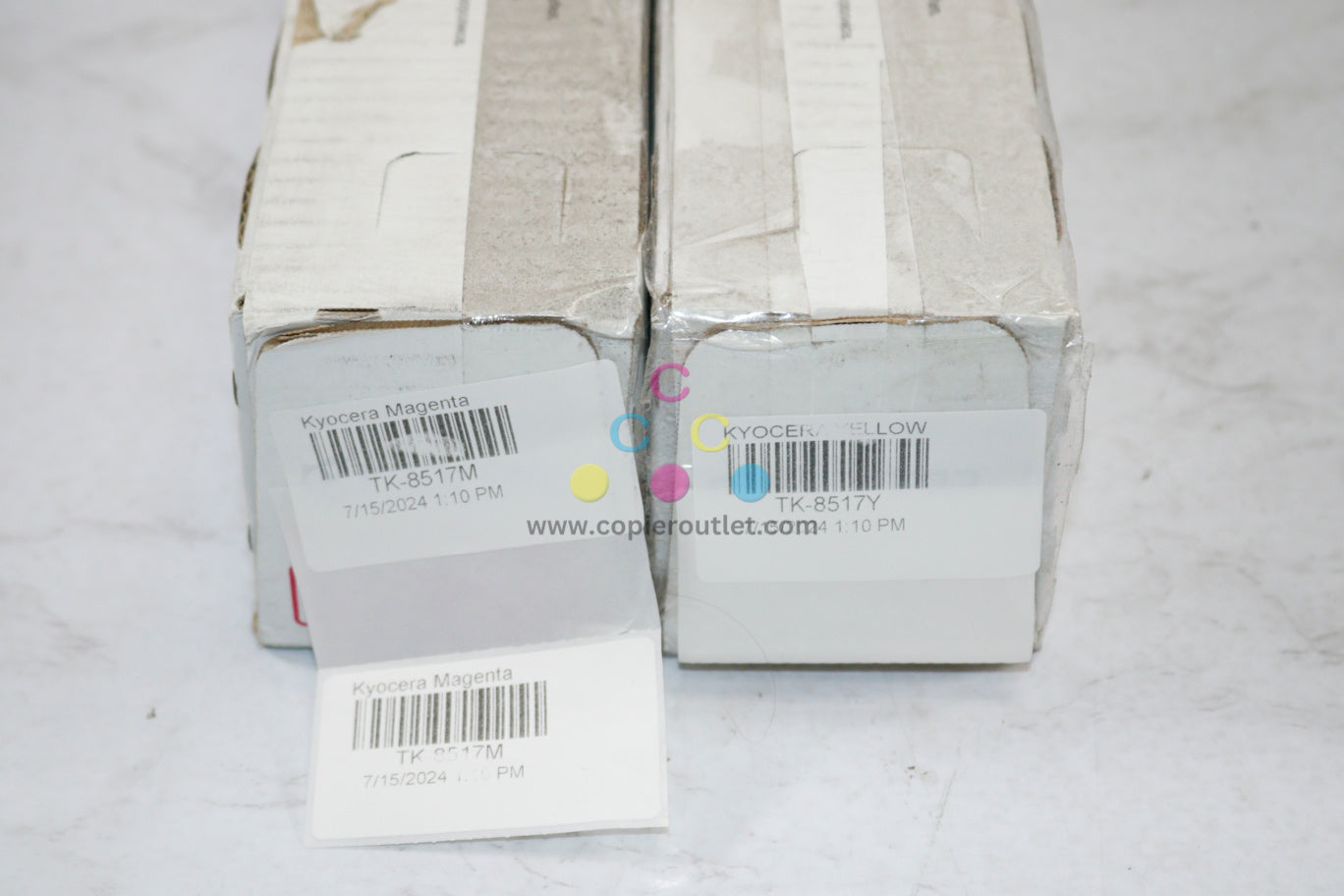 2 OEM Kyocera TASKalfa 5052ci,5053ci,6052ci,6053ci MY Toners TK-8517M, TK-8517Y