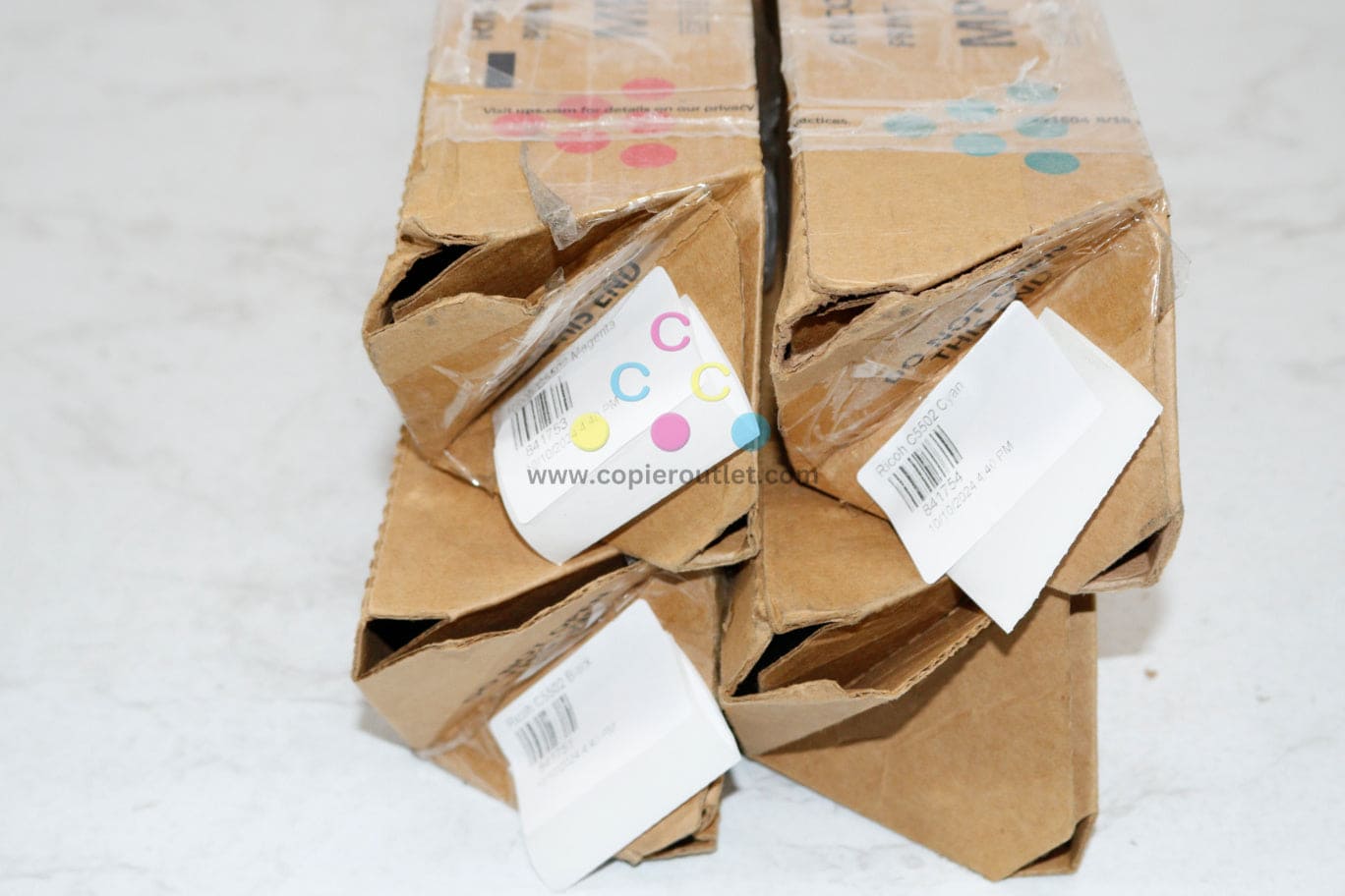 4 Cosmetic OEM Ricoh MPC4502,C4502A,C5502 CMYK Toner 841751,52,53,54