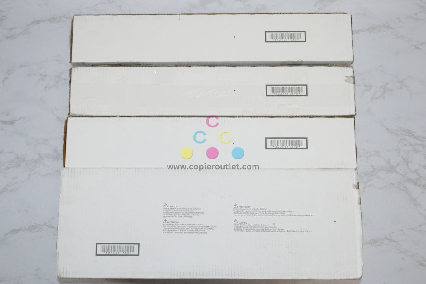 New OEM Kyocera TASKalfa7052ci, 7353ci, 8052ci, 8353ci TK-8737CMYK Toner Set