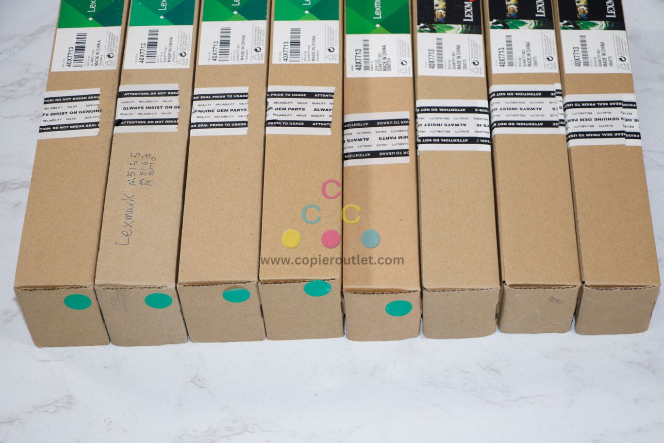 8 New OEM Lexmark M5155,M5163,MS710dn,MS711dn Separation Roller Assembly 40X7713
