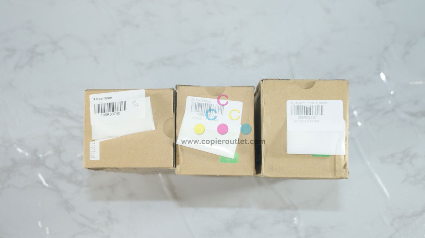 OEM Xerox VersaLink C7020,C7025,C7030 Extra High-Capacity CYK Toner 106R03737,38,40