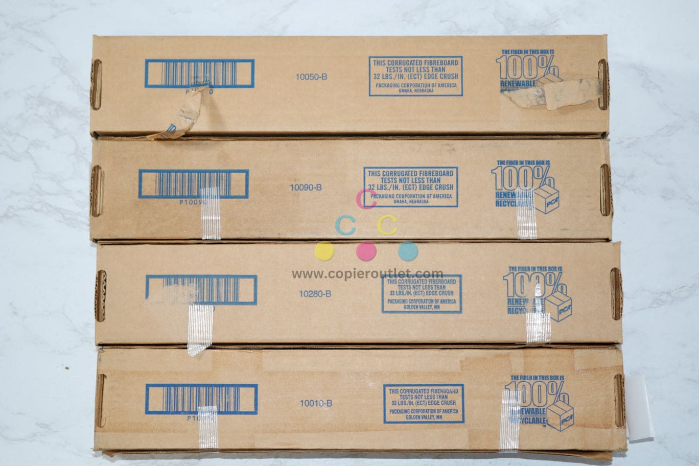 4 Open OEM Toshiba eSTUDIO 2330C, 2820C, 3530C, 4520C, T-FC28 CMYK Toners