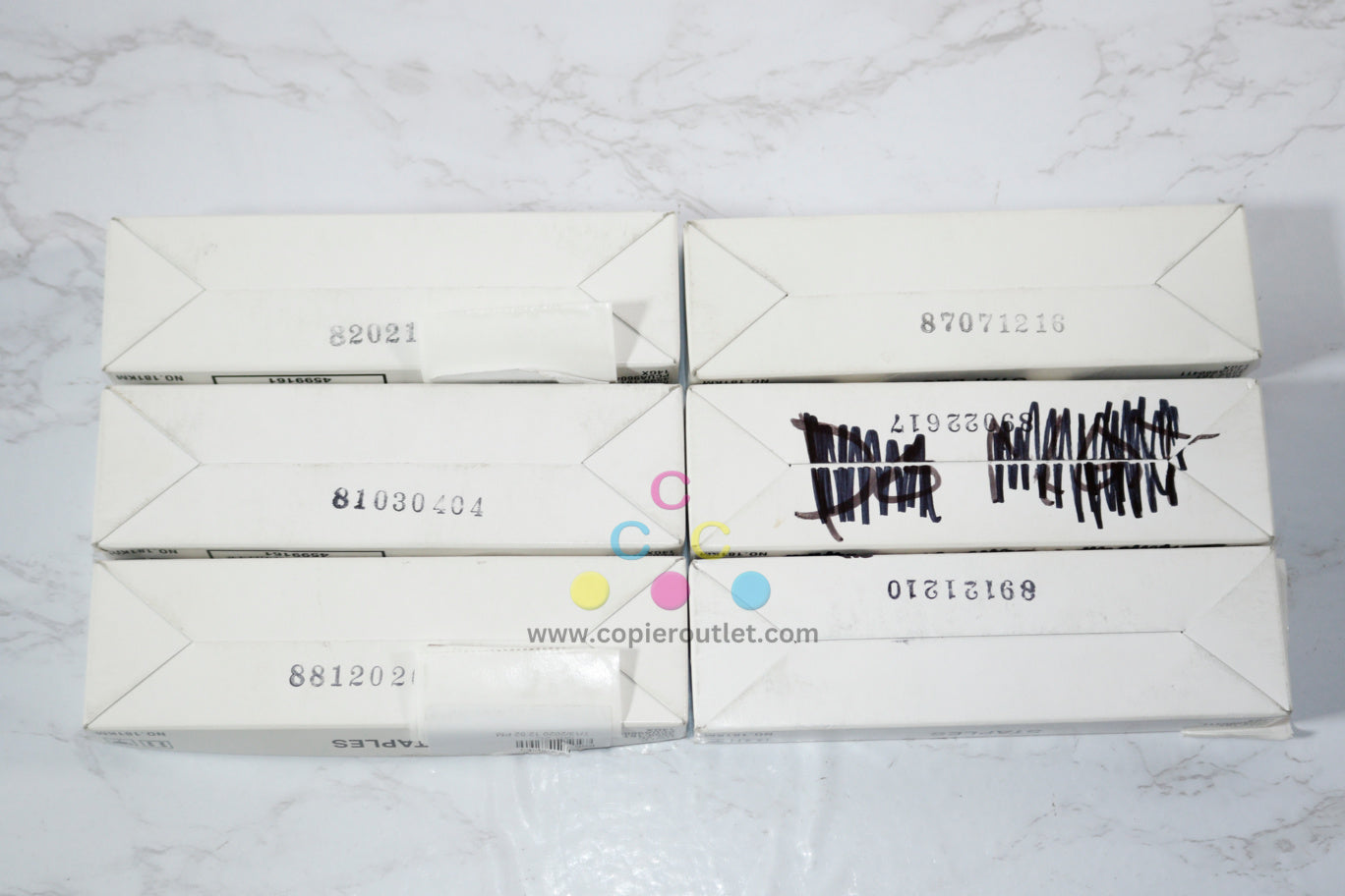 6 New OEM Konica Minolta bizhub 250,350,360 Staple Cartridges MS-2C, 14GX, 4599-161