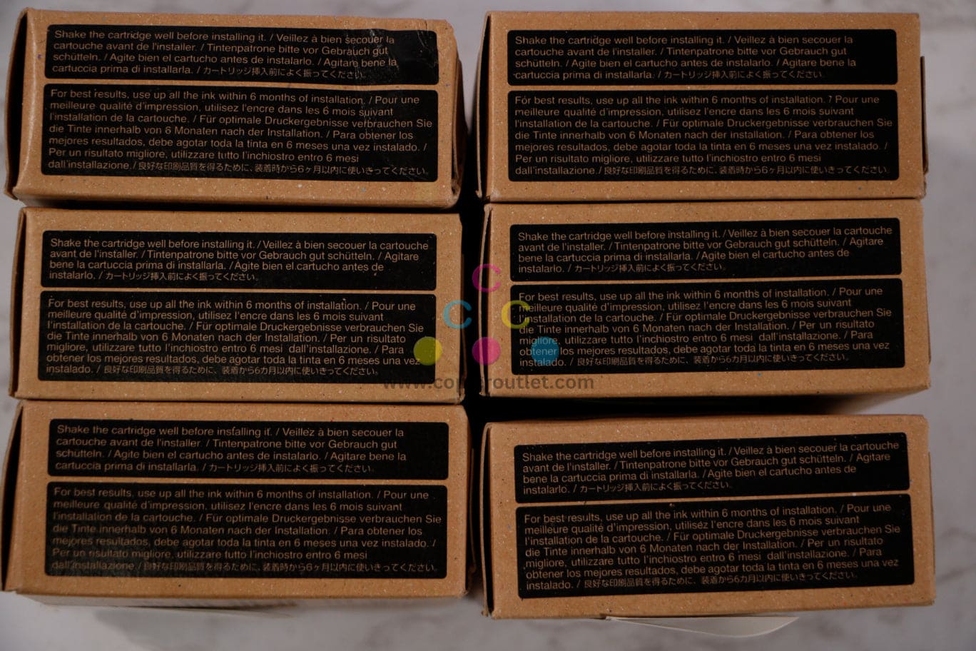 6 New OEM Epson Pro 3800,3880 C, VM, Y, MBK, LLBK Inks T580A,T5802-T5809