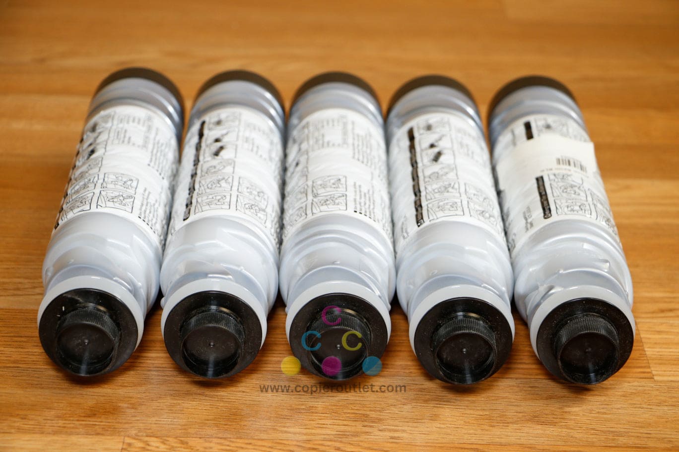 Lot of 5 TYPE 2518 Black Toner Cartridges Savin 2515 2518 2515 2518 2518D 888094