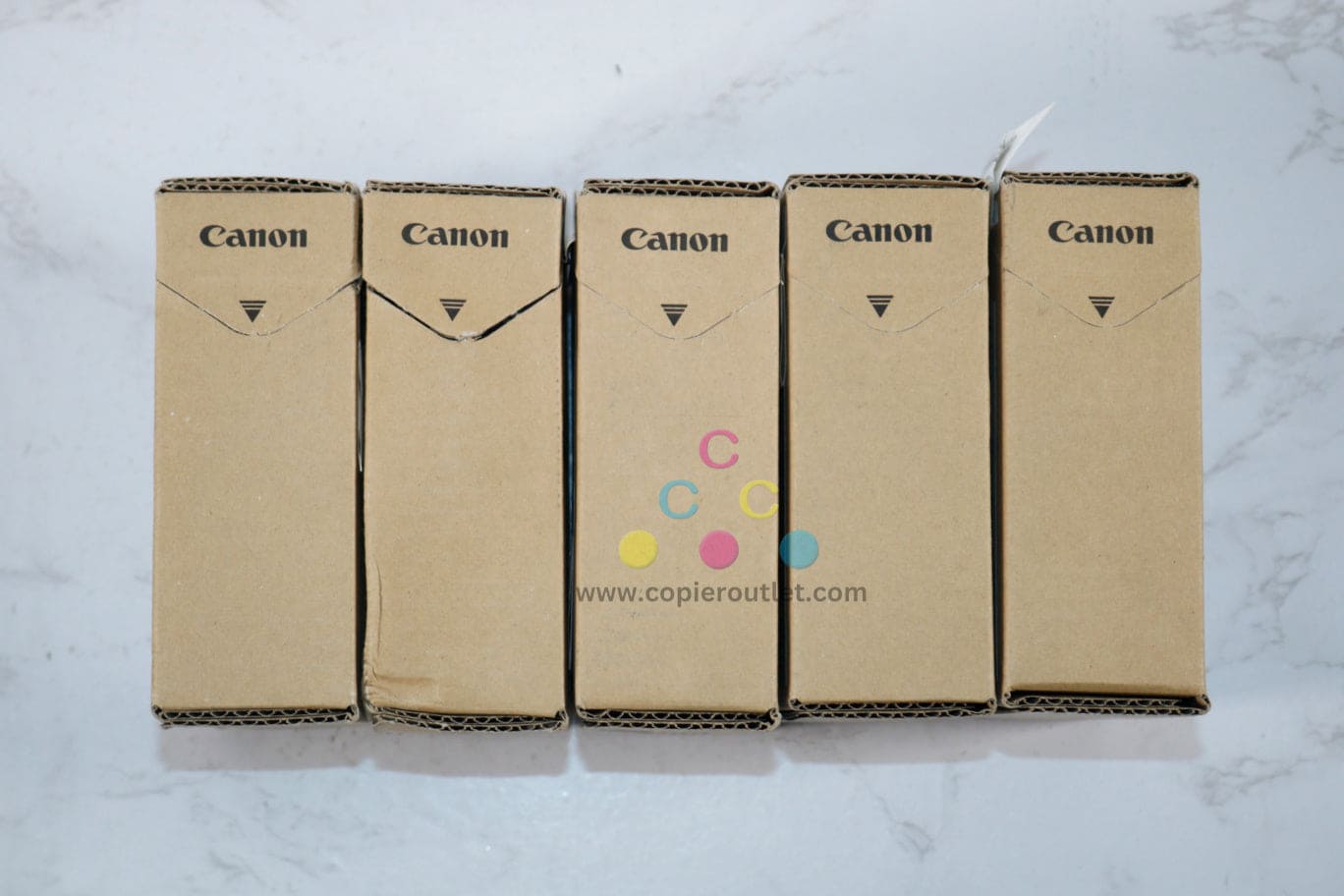 5 New OEM Canon X-2000/TX-3000/TX-4000, PFI-310 CCMYBK Pigment Ink Tanks