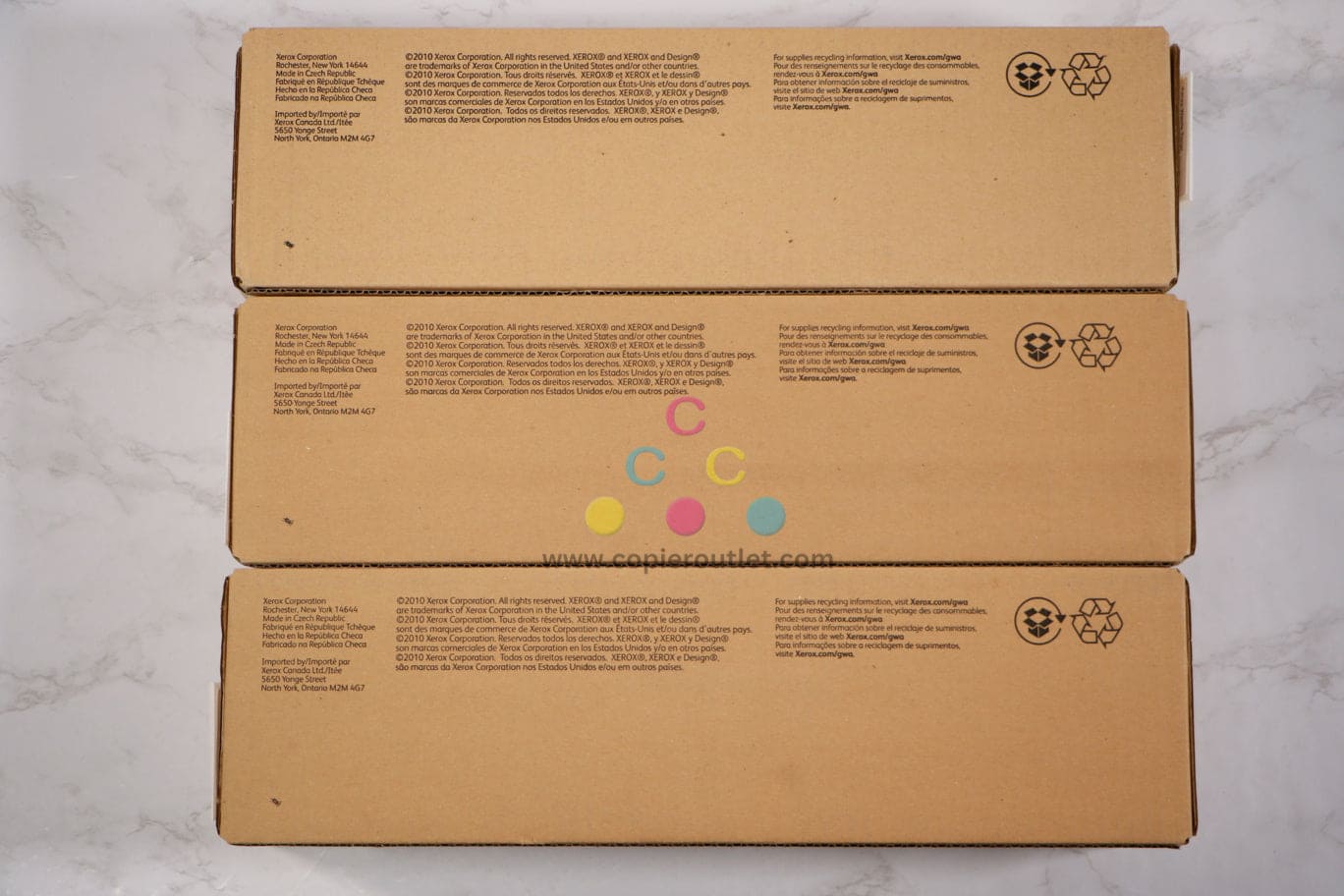 3 OEM Xerox C2128,C2636,C32,C3545,C40 Toner Waste Containers 008R12903(8R12903)