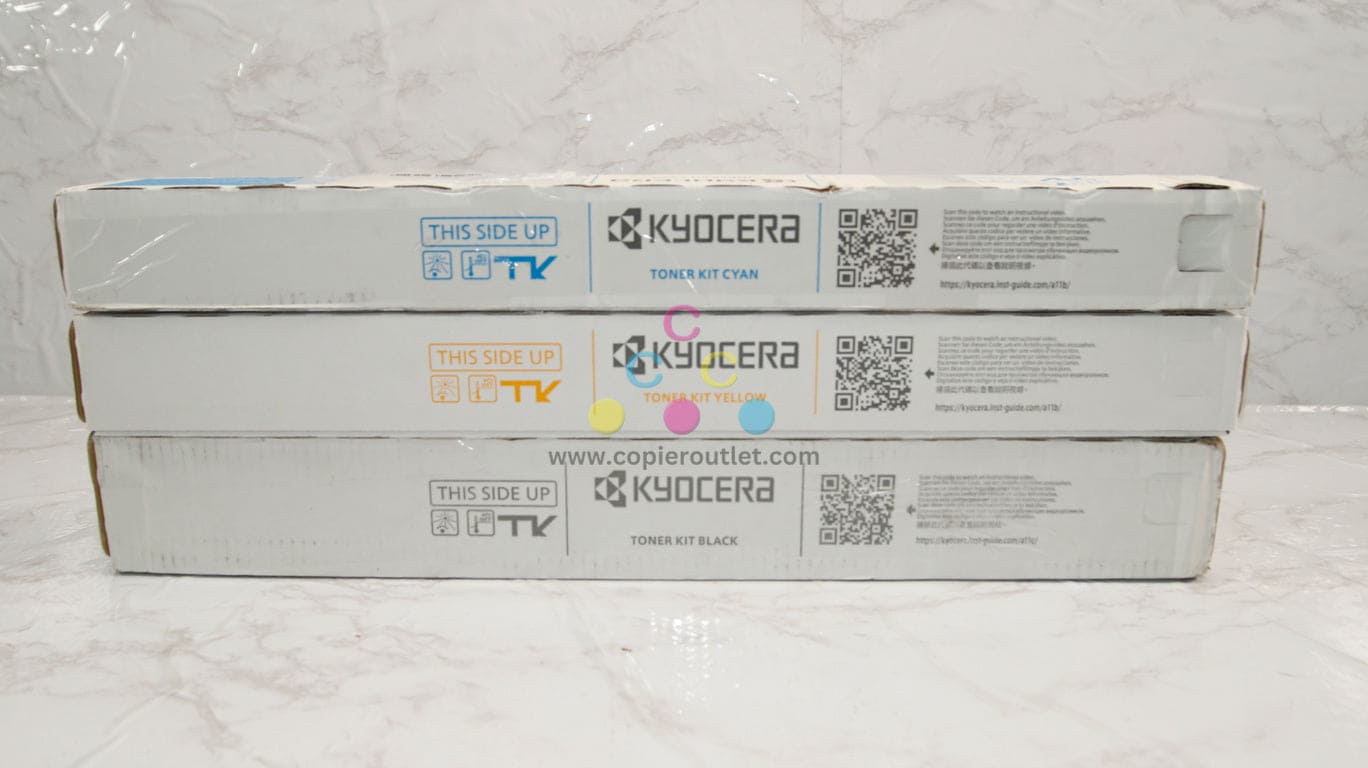 3 New Genuine Kyocera TASKalfa 2554ci,CS2554ci TK-8367 CYK Toners Same Day Ship