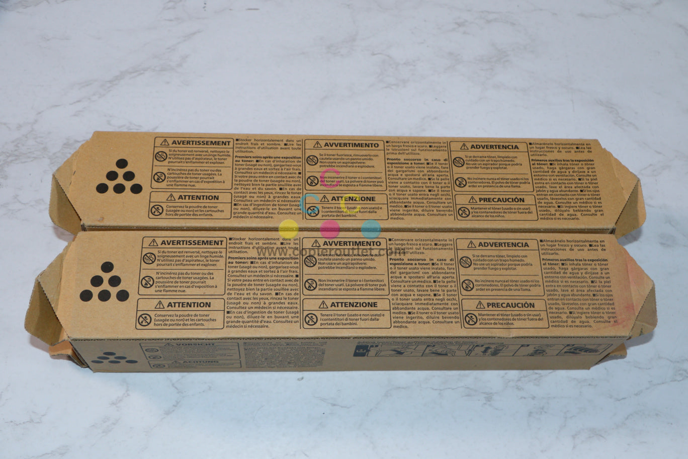 2 New OEM Ricoh MP 305SPF Black Toner Cartridges 842141 Same Day Ship