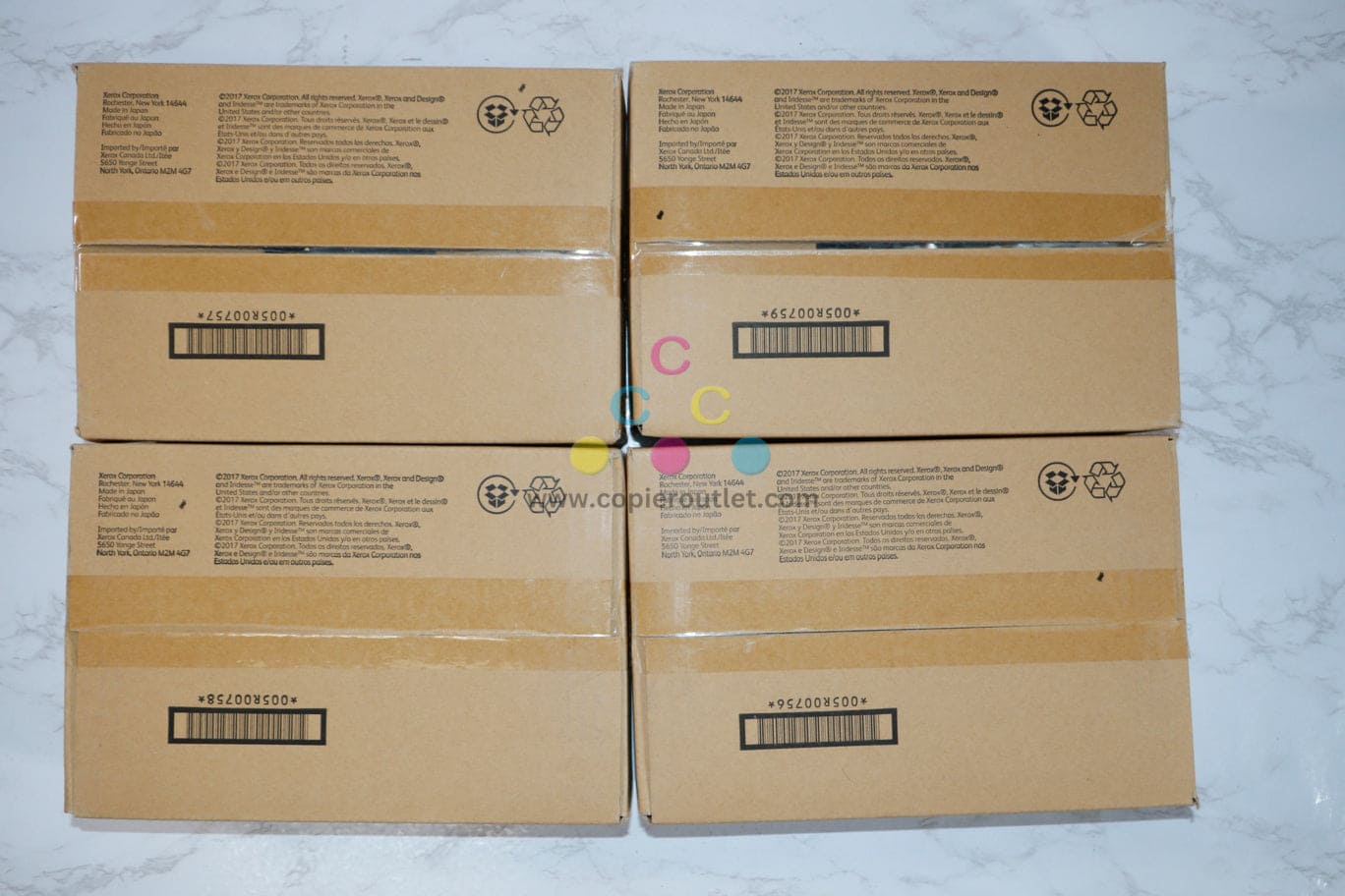 Genuine Xerox CMYK Developer Set For Iridesse Production Press 005R00756,57,58,59