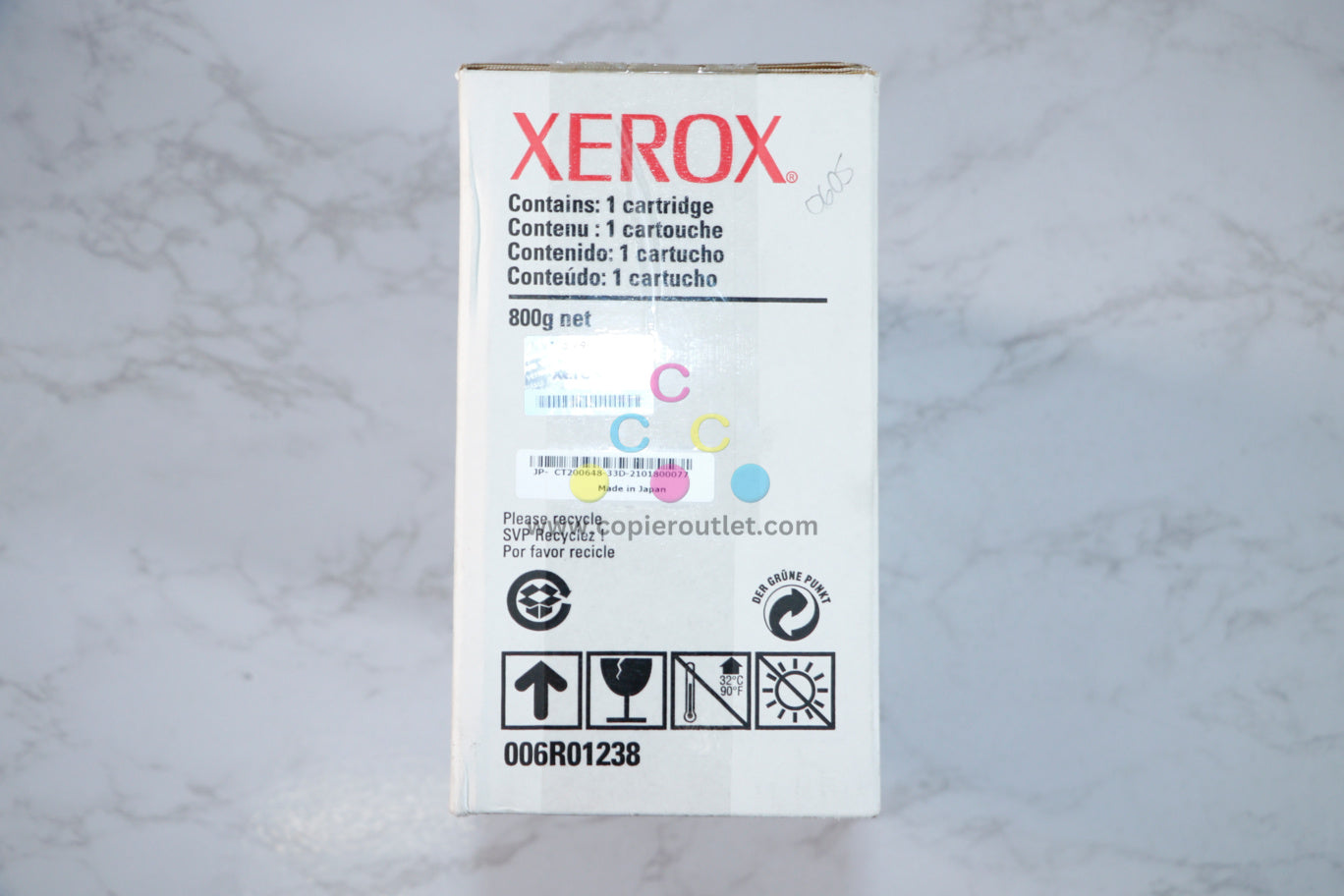 Cosmetic OEM Xerox 6204 Wide Format, Black Dry Ink/Toner 006R01238 Same Day Ship
