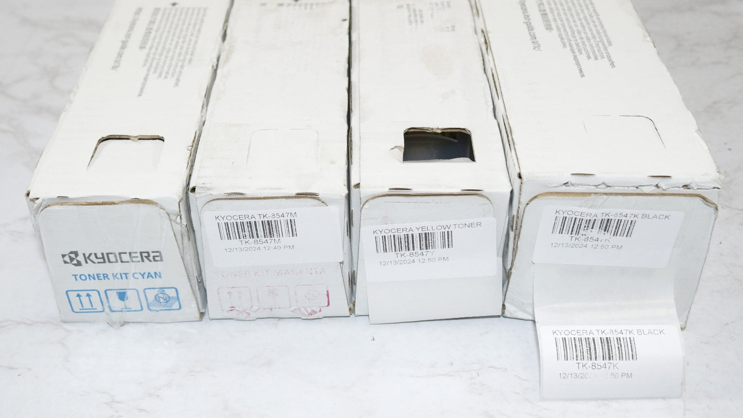 4 OEM Kyocera TASKalfa 4054ci,5054ci,CS4054ci,CS5054ci TK-8547 CMYK Toners