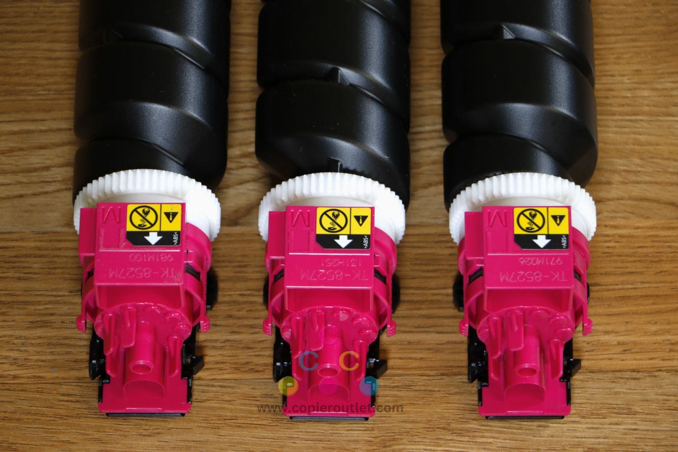 3 Open Genuine Kyocera TK-8527MMM Toners TASKalfa 3552ci,3553ci,4052ci,4053ci