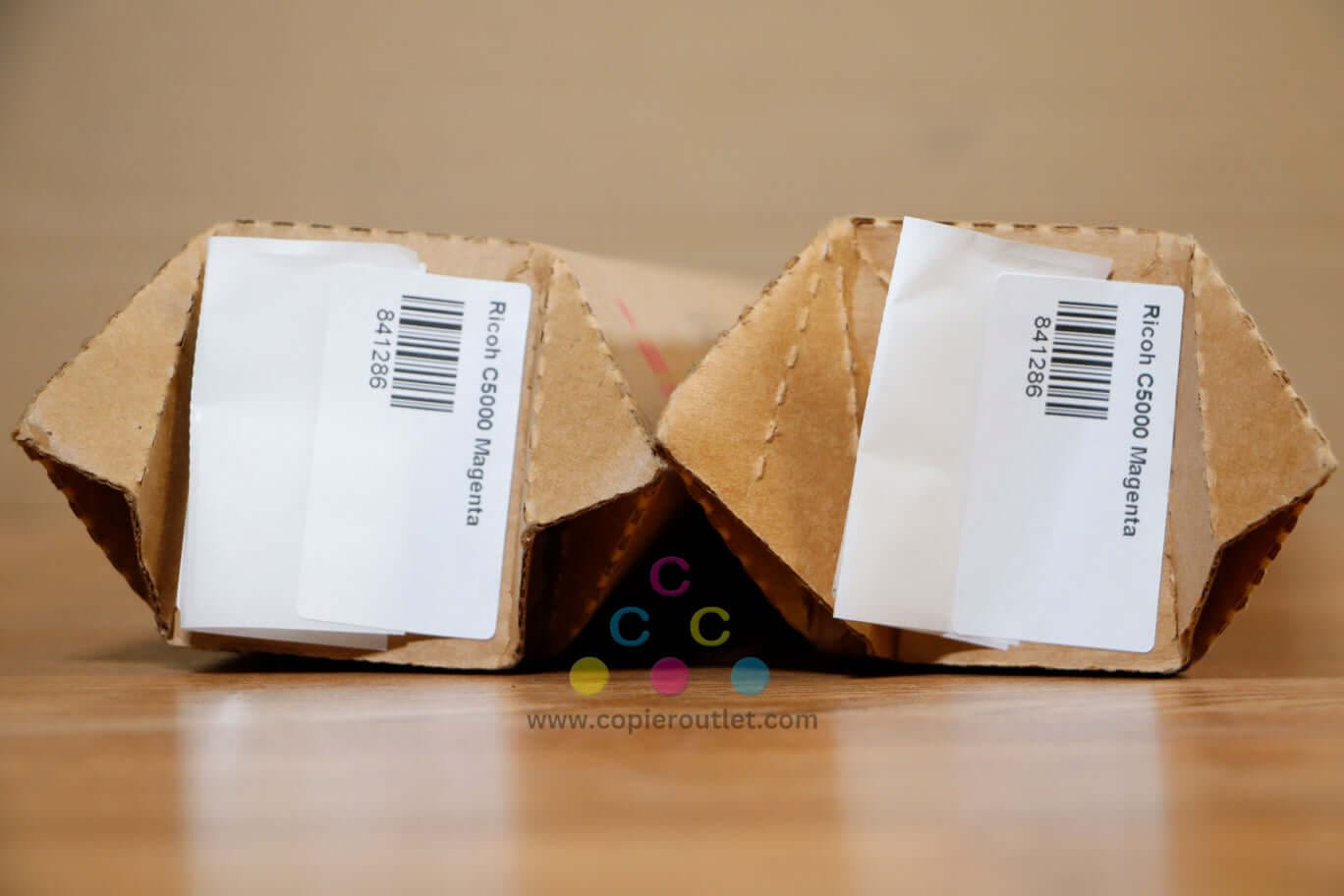 Lot of 2 Ricoh Savin Lanier 841286 Magenta Print Cartridge MP C5000 C5050 LD550C