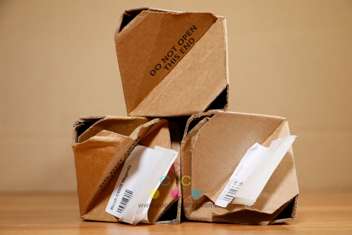 Cosmetic OEM Ricoh MPC5502,C4502 CMY Toner Cartridge 841752, 841753, 841754