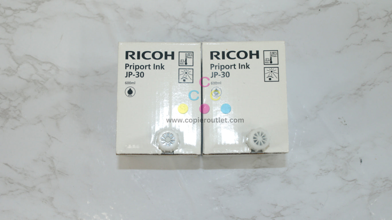 2 New OEM Ricoh DD3334,DX3343,DX3340, Priport Black Ink JP-30 / 817113