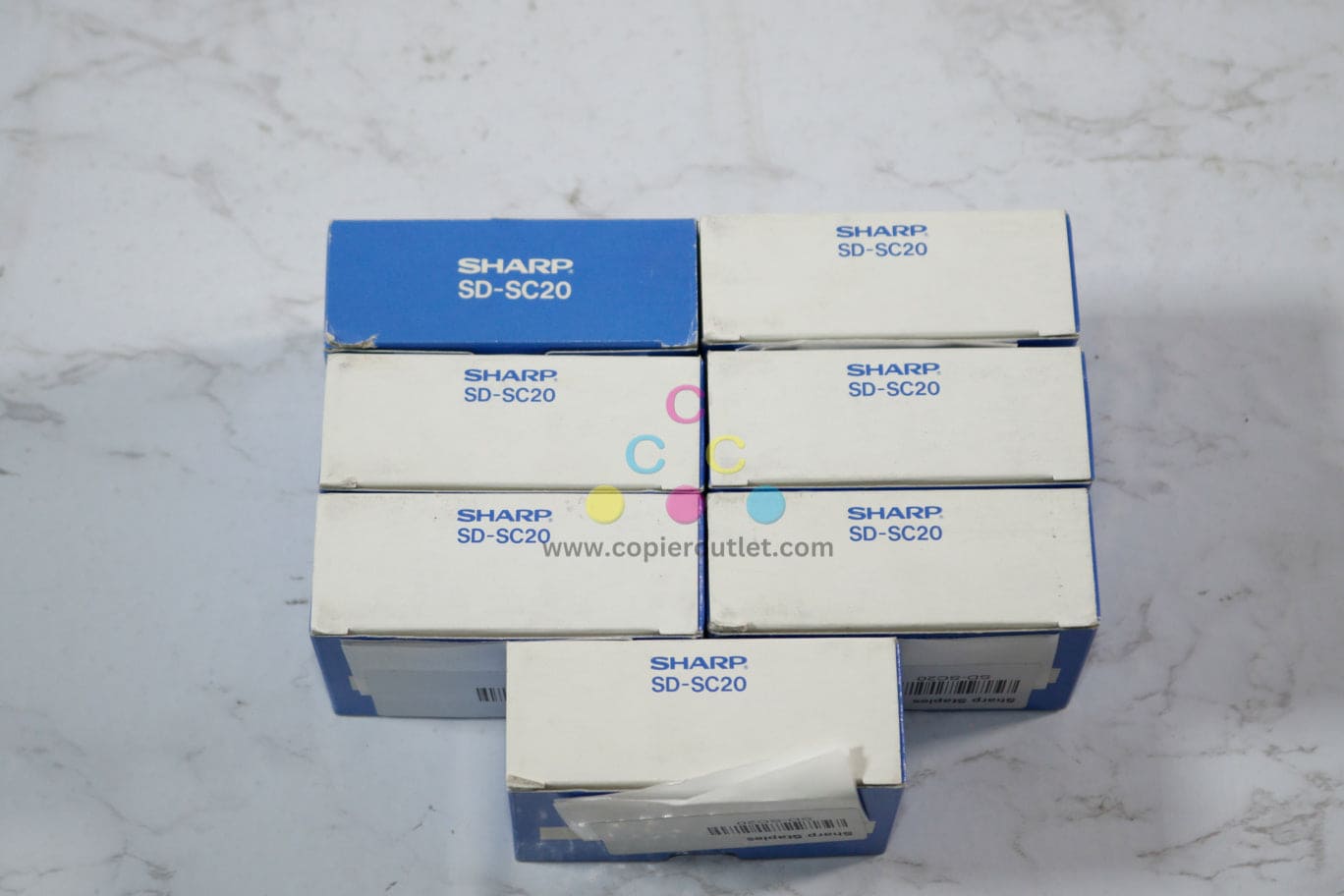7 New OEM Sharp AR-5125, AR-5132, SD-2060, SD-2075 Staple Cartridges SD-SC20