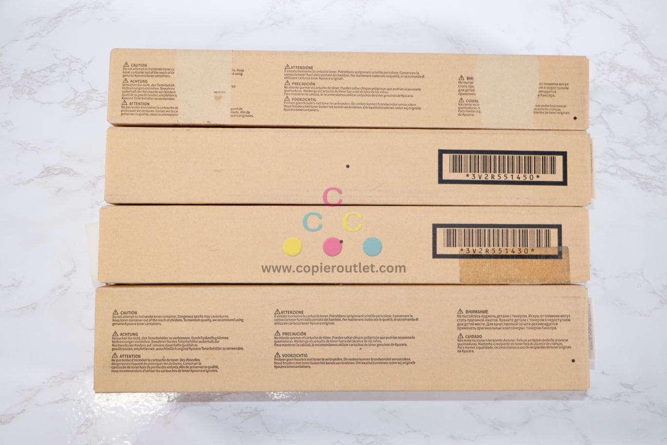 New OEM Cosmetic Kyocera Copystar CS356ci, CS358ci TK-5209 CMYK Toner Full Set