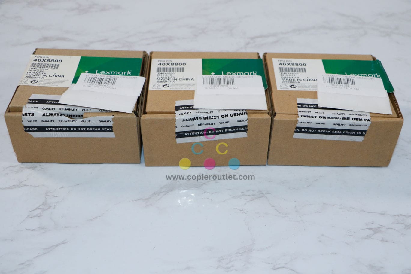 3 OEM Lexmark M3250,MS510dn,XM3250,XM3150 Media Present Sensor Flags 40X8800