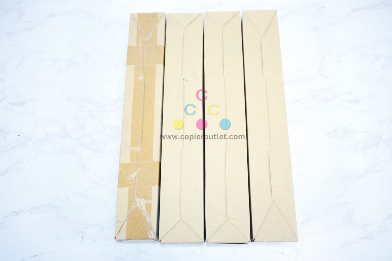 4 New OEM Konica Minolta BizHub C220,C280,C360 TN319 CCMM Toners Same Day Ship