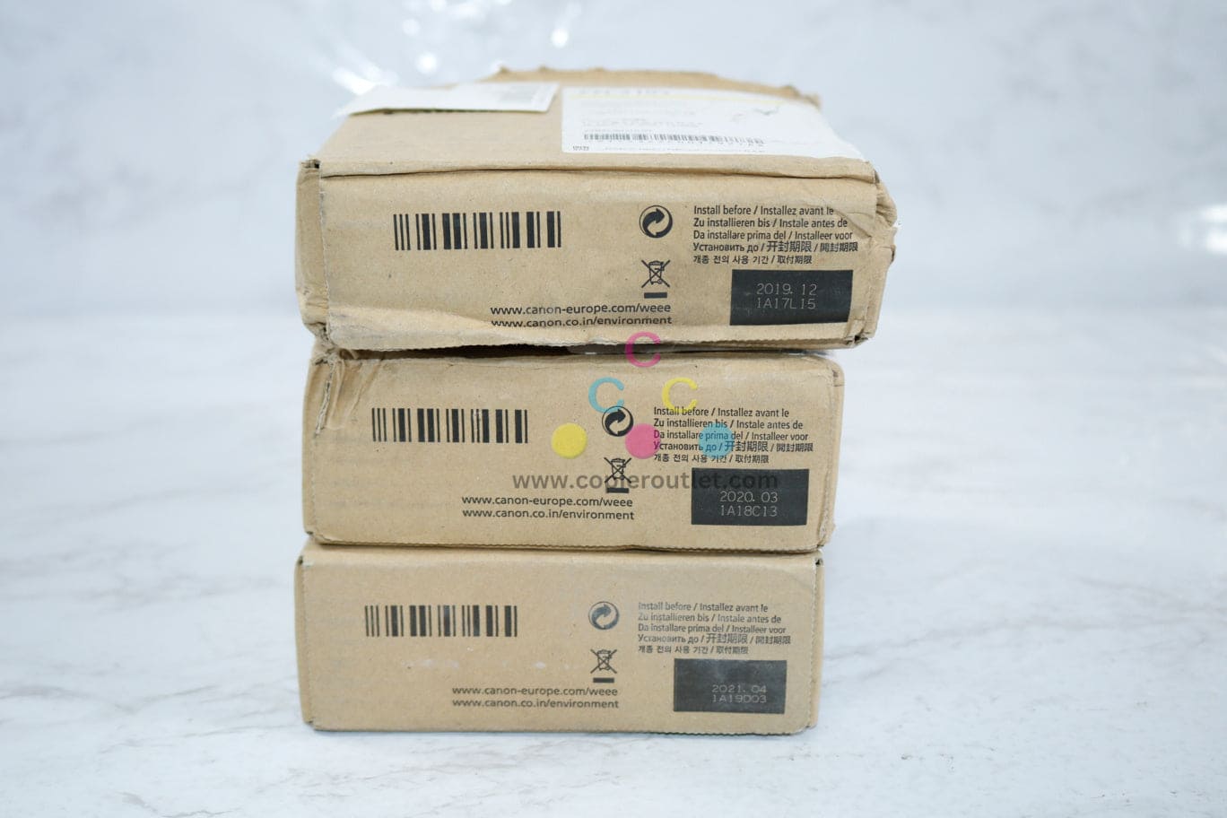 3 Open Canon PFI-310 Y,BK,BK Pigment Ink iPRTX-2000,TX-3000,TX-4000