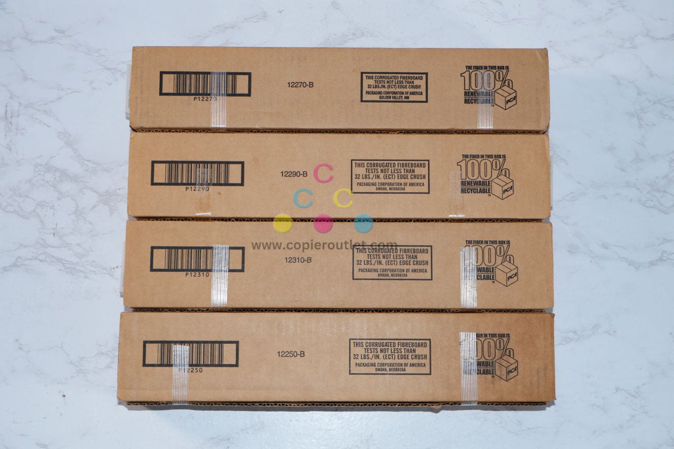 4 New OEM Toshiba eStudio 2050C,2051C,2550C,2551C CMYK Toners T-FC30U
