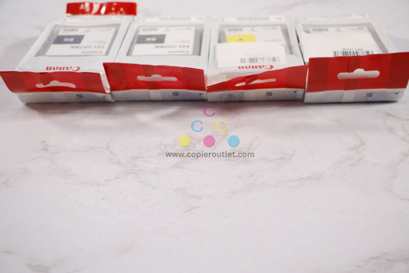 New OEM Canon iPF670 iPF680 iPF685 iPF770 MYKK Inkjet Carts PFI-107 Same Day Ship