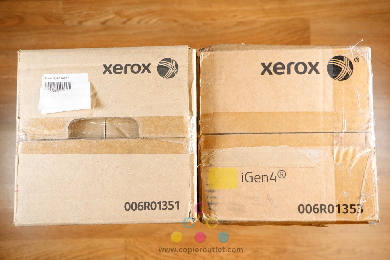 Cosmetic Genuine Xerox 006R01351 006R01353 Cyan Yellow Dry Ink Toner For iGen4 Same Say Ship