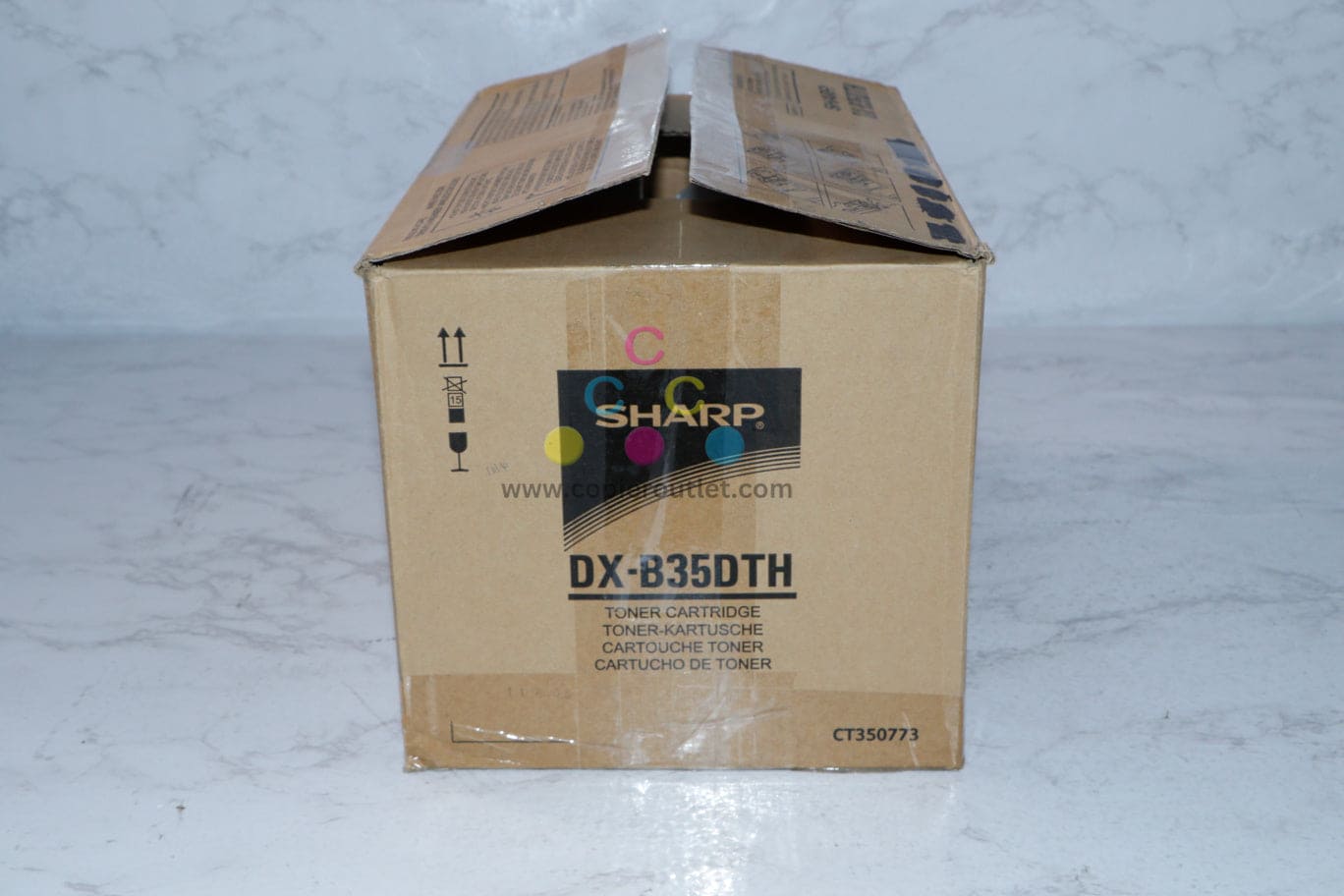 Open Box OEM Sharp DX-B350P Black Toner Cartridge DX-B35DTH Same Day Ship