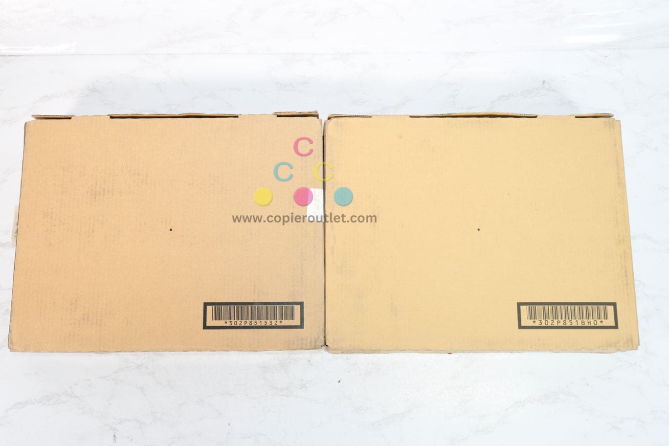 Lot of 2 New OEM Kyocera TASKalfa 3010i, 3011i TK-7107 Black Toner Kit 1T02P80USJ