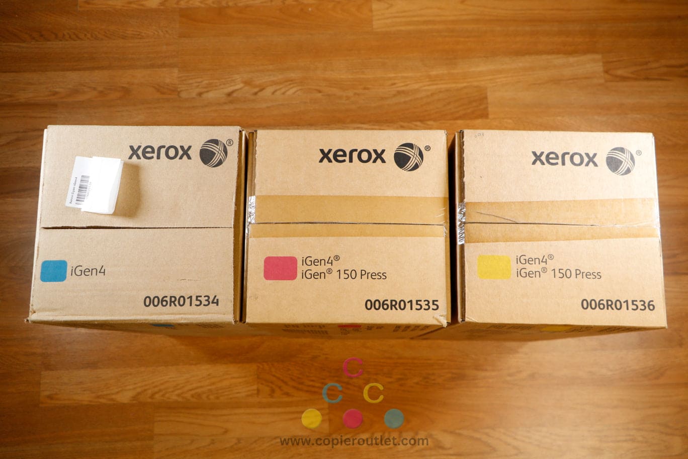 NEW Genuine Xerox 006R01534,35,36 CMY Matte Dry Ink Toners for Xerox iGen4 iGen150